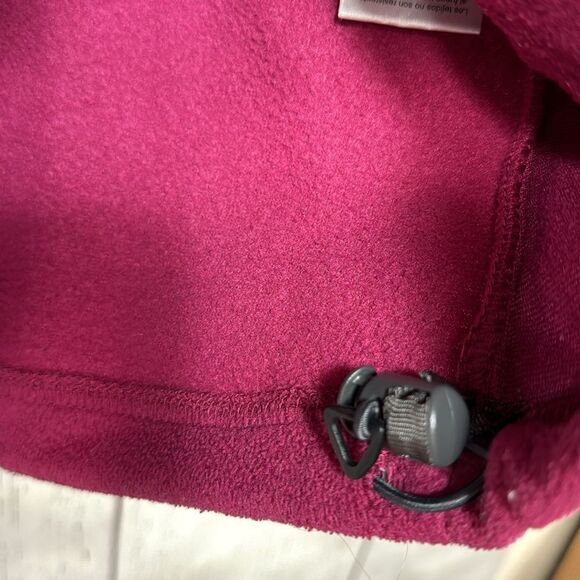 Columbia Pink Gray Fleece Full Zip Outdoor Trail Jacket Womens M Gorpcore Hiking - Picture 11 of 15